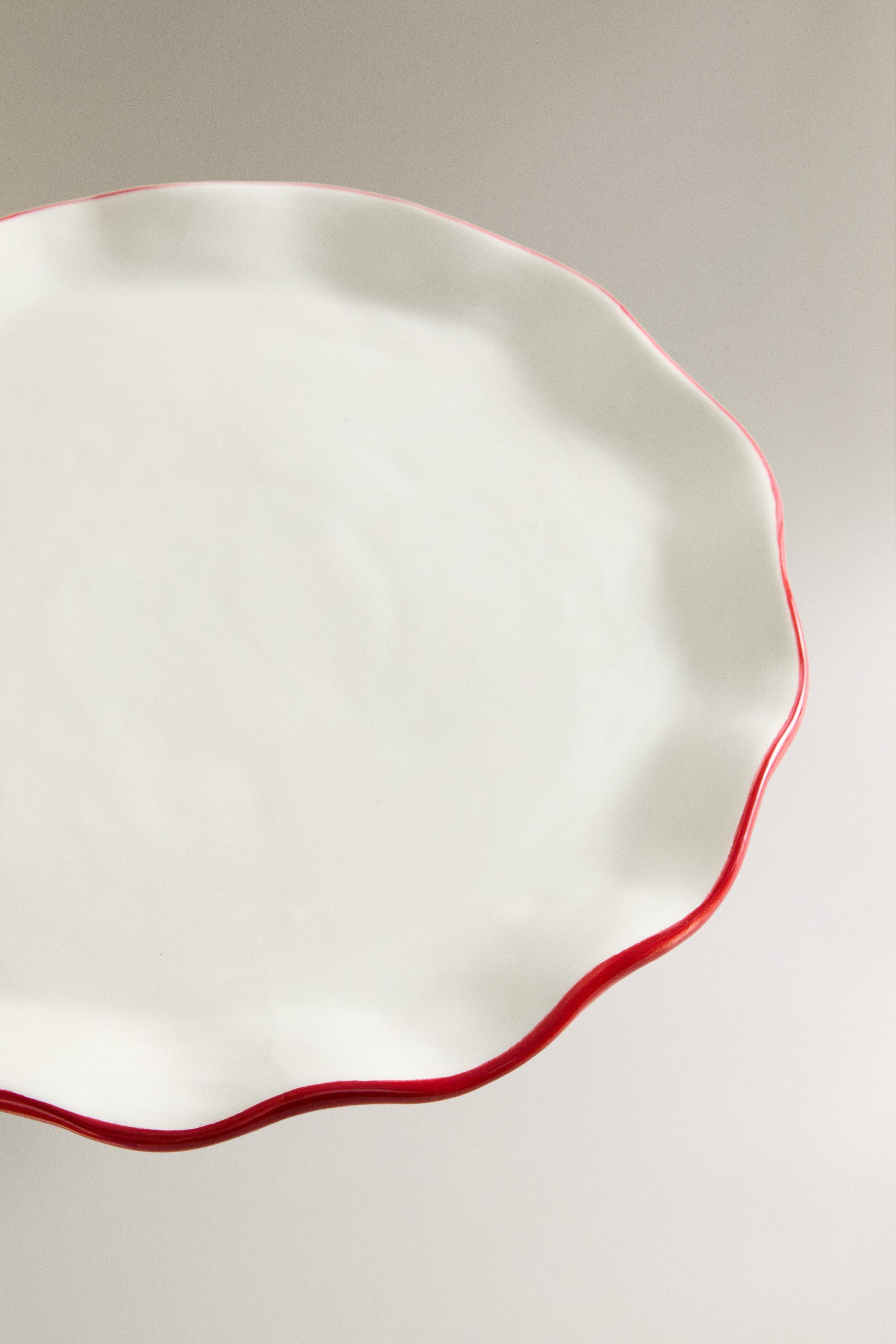 CERAMIC CHRISTMAS CAKE DISH